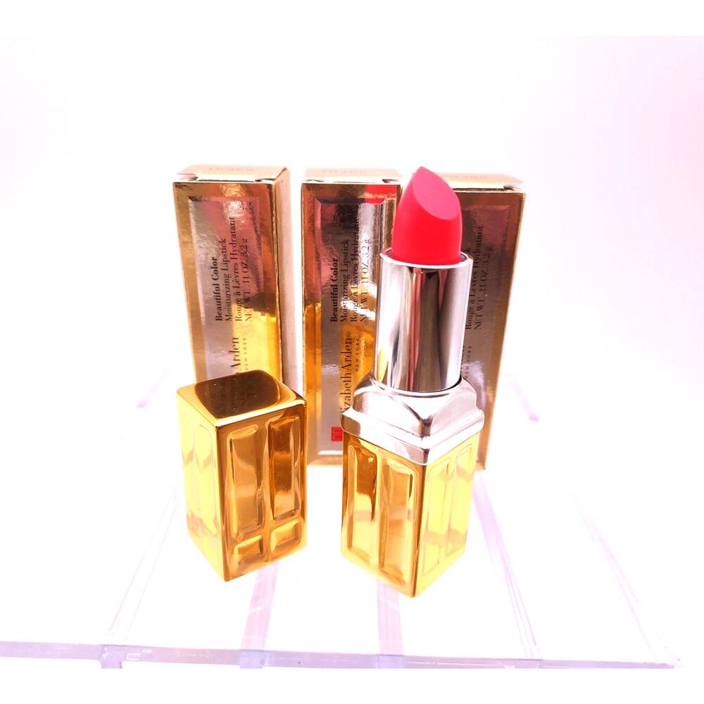 LOT OF 3 Elizabeth Arden Beautiful Color Moisturizing Lipstick SUNRISE 53